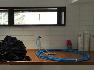 fibre installed in the kitchen